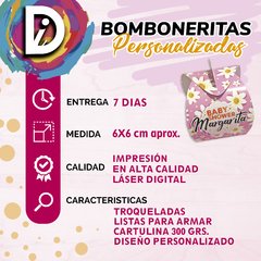 Caja Bombonera Personalizada Souvenir X 20 Unidades - comprar online