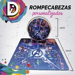 Rompecabezas Personalizado 15x15 Cm - Mdf Souvenir en lata de metal - Diseño ideas Gráfica Integral