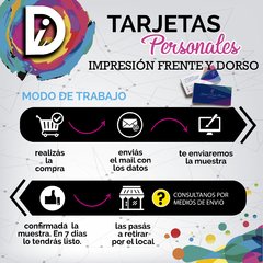 300 Tarjetas Personales Full Color Fte Y Dso Diseño Incluido en internet