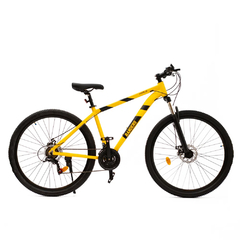 BICICLETA MOUNTAIN BIKE RODADO 29 AMARILLO Y NEGRO TALLE M RANDERS BKE-2129-MD