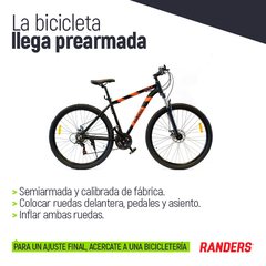 Imagen de Bicicleta Mountain Bike Rodado 29 Rojo Talle L Randers BKE-2129-LF