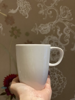 Taza blanca cerámica mooi en internet