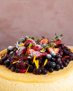 Cheesecake clásico con frutos rojos. - comprar online