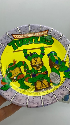 Platos cumpleaños Tortugas Ninjas 90's - comprar online