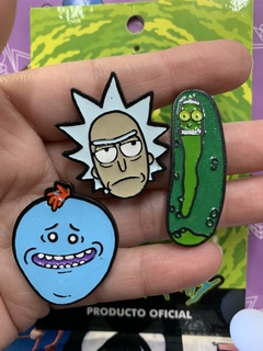 Set pins Rick and Morty