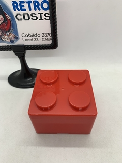 Caja Plastica con forma de Lego