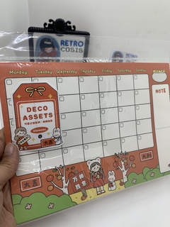 Block calendario con Stickers 1 - tienda online