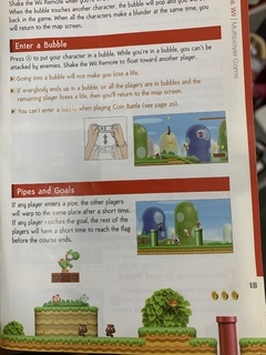 Wii - New Super Mario Bros Wii - Manual de instrucciones en internet