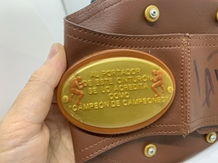 Cinturon de Campeon 100% Lucha (Firmado por la Masa) - RETROCOSIS