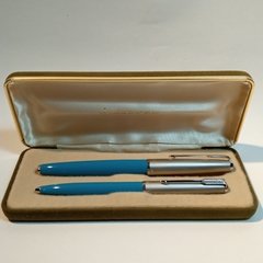 Set de pluma y bolígrafo Parker 61 mkii Turquesa, sin uso, en estuche original - comprar online