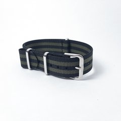 Nato strap Nylon Hi Quality Bond Black-Army 18 mm - comprar online