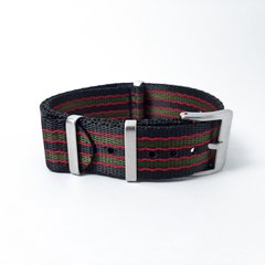 Nato strap Seatbelt Bond Army-Red 20 mm