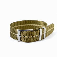 Nato Twill Single pass Green-Khaki 22 mm