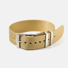 Nato Twill Single Pass Khaki 22mm