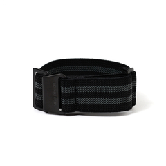 Parachute Strap Black PVD Bond black-grey 22mm