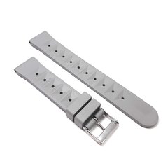 Waffle Rubber Strap Gray 20 mm en internet