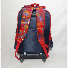 MOCHILA 5 PIEZAS CON CARRO Y LUZ + ACCESORIOS. ART M62-3 - Dinastia