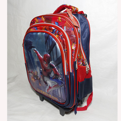 MOCHILA 5 PIEZAS CON CARRO Y LUZ + ACCESORIOS. ART M62-3 en internet