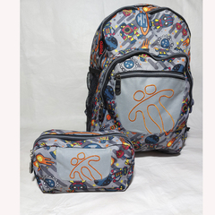 MOCHILA DOS PIEZAS ESTAMPADA TOTO. ART M22-1