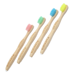 SUDANTA - Cepillo Dental Bambú para Niños (Suave)