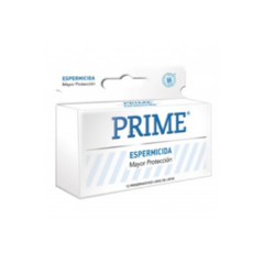 PRIME - Preservativos de Látex Blanco Espermicida Caja 12 u