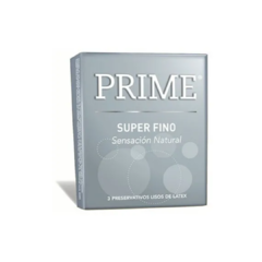 PRIME - Preservativo GRIS SUPUPER FINO x 3u.