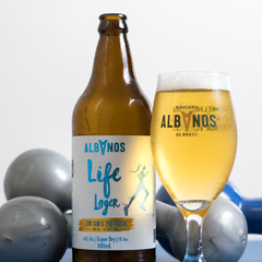 Cerveja Albanos Life Lager - 600ml (Caixa - 12 unidades) - Loja on-line Albanos do Brasil - As melhores cervejas artesanais de BH