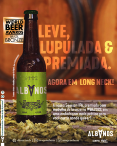 Cerveja Albanos Session Ipa - 355ml - Loja on-line Albanos do Brasil - As melhores cervejas artesanais de BH