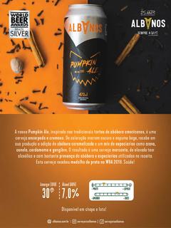 Cerveja Albanos Pumpkin Ale 473ml - comprar online