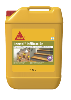 Sika Inertol Infiltracion Para Humedad De Cimientos X 10 Lts