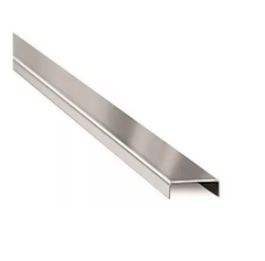 Perfil Aluminio Listelo Luxor Atrim 1483 Cromo Mate x 2,50 Mts