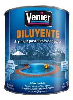 Diluyente Piletas Plasticas Venier X 1 Lt
