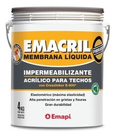 Emacril Membrana Liquida Emapi X 4 Kg