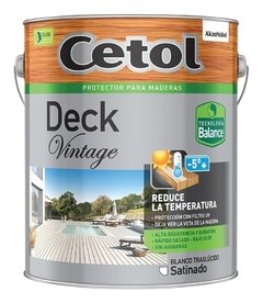 Cetol Deck Vintage Satinado Blanco Traslucido X 4 Lts