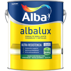 Albalux Balance Esmalte Al Agua Negro X 1 Lt