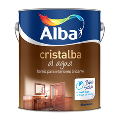 Cristalba Barniz Al Agua Brillante X 1/2 Lt