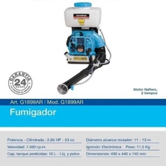 Fumigador Explosion Gamma Mochila Liquido Y Polvo 53cc - comprar online