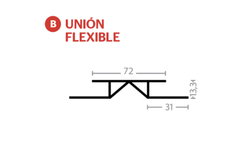 Union Flexible PVC Barbieri Blanco x 3 Mts - comprar online