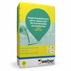 Weber Hydromur Impermeabilizante para reparacion de humedades ascendentes x 25 Kg