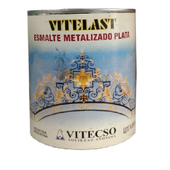 Esmalte Metalizado Plata Vitelast x 1/4 Lt