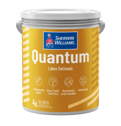 Quantum Latex Satinado Blanco Sherwin Williams X 4 Lts