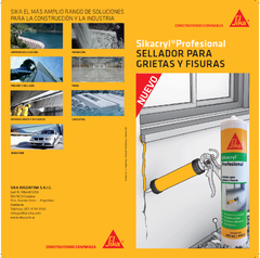 Sellador Sikacryl Profesional Grietas Acrilico Sika X 280ml - comprar online