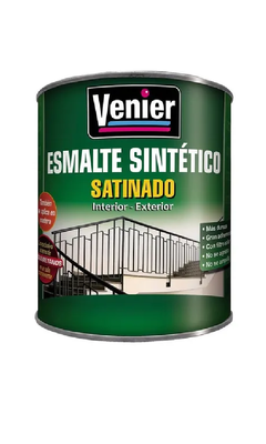 Venier Sintetico 3p Negro Satinado X 20 Lts