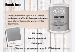 Barniz Laca Mate Transparente Venier Chalk Paint X 1 Lt - comprar online
