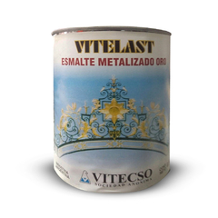 Esmalte Metalizado Oro Vitelast x 1/2 Lt