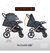 Imagen de BIPOKIDS COCHE CUNA REVERSIBLE REGULACION EN ALTURA CON BOLSO Y TELA MOSQUITERA ART. BBS119