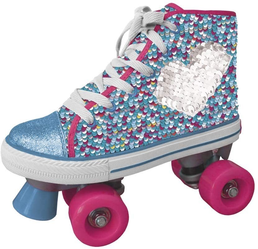 Compra Patines a 4 reuedas ajustables Frozen con protecciones y bolso  transparente