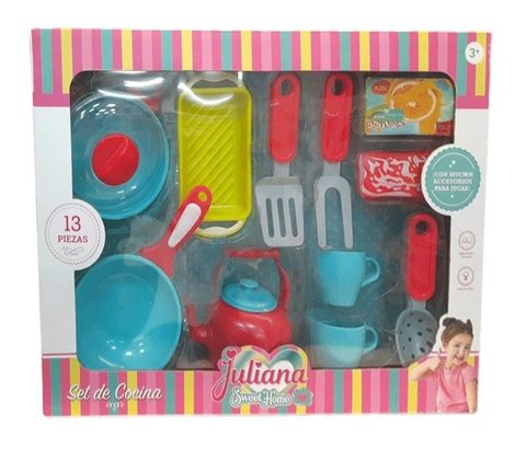 JULIANA SET DE COCINA 13 PIEZAS