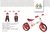 Imagen de BALANCE BIKE CAMICLETA  2 FUNCIONES 63582 ROJO