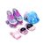 DENCAR - FROZEN PATINES DE 4 RUEDAS CON LENTEJUELAS REVERSIBLES + SET DE PROTECCIÓN 7335